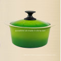 2016 Popular Design Cast Iron Enamel Casserole for Korea